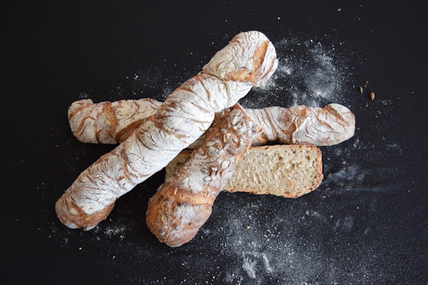 リネンタオルの重なり